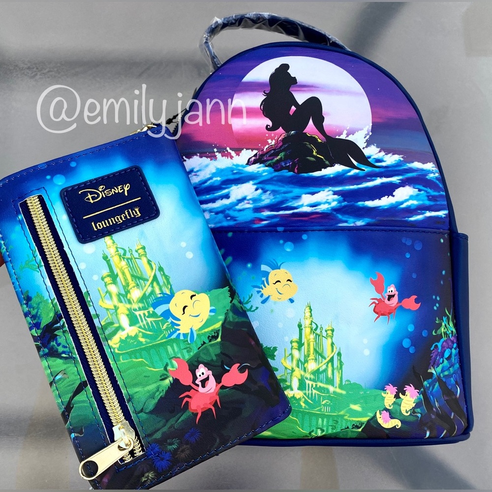 The Little Mermaid🧜🏻‍♀️Backpack Set - Picture 10 of 14